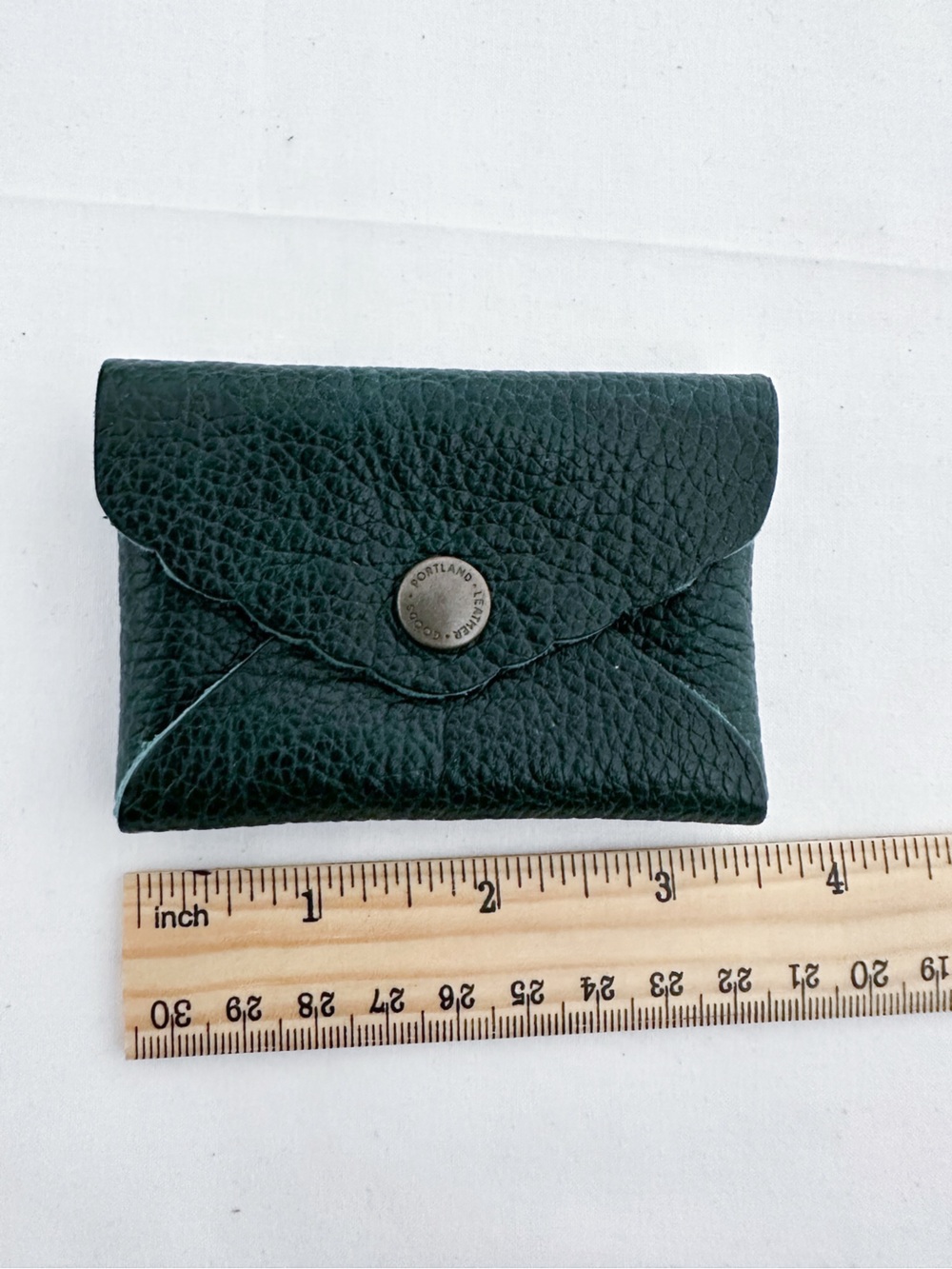 NEW Portland Leather Goods Mini Daisy Wallet Color Possibly Bacalar Great Gift - Picture 6 of 9